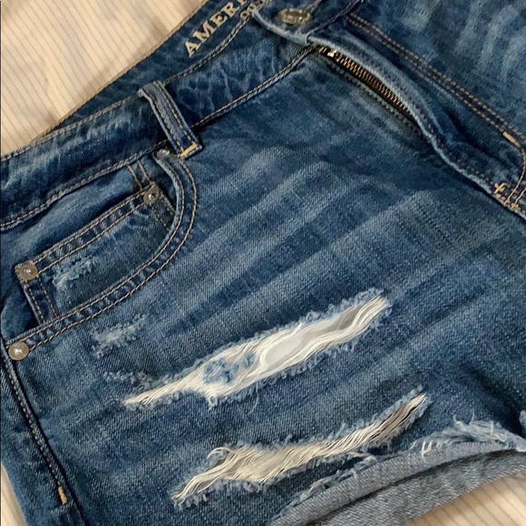 AE HIGH WAISTED DENIM SHORTS - Picture 4 of 5